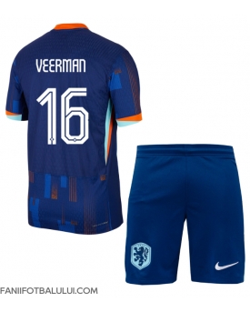 Țările de Jos Joey Veerman #16 Echipament de Fotbal Replică European 2024 Copii Deplasare (+ Șorturi)